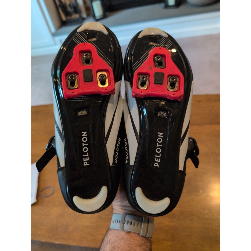 Peloton Black and Red Athletic Shoes - Picture 6 of 7